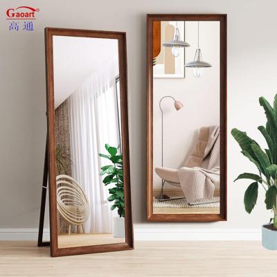 China Living Room Antique Gold Vintage Arch Bathroom Toilet Home Decor Plastic Frame Mirror for sale