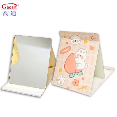 Chine Tous les jours mode pliable en forme de cœur maquillage de voyage vanité avec petit miroir de logo à vendre