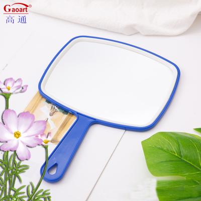 China Extra LOGO Yes Small Hand Mirror Compact Custom Dressing Makeup Handheld Held for Daily for sale