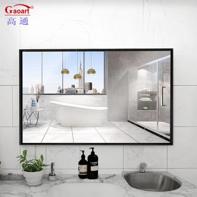 China Aluminium Frame Glass Mirror for Customized Size Wall Decoration in Bedroom or Bathroom for sale