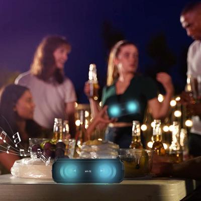 China Hot AirPlay 2020 Amazon Mini Wireless Blue Tooth Speaker Led Show Wireless Waterproof Blue Tooth Speaker for sale