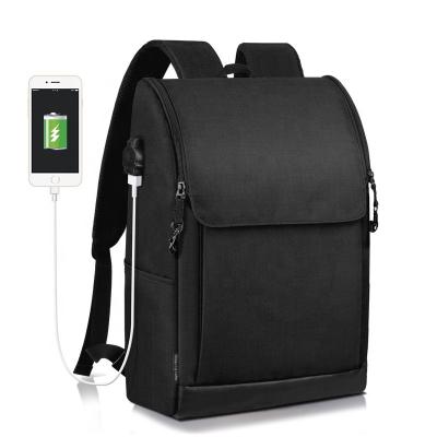 China 2021 Black Waterproof USB Charger Anti Theft School Backpack Anti Theft Charging Schoolbags for sale