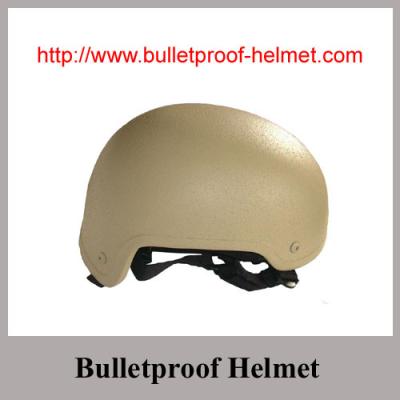 China Khaki Desert color MICH bulletproof helmet for sale