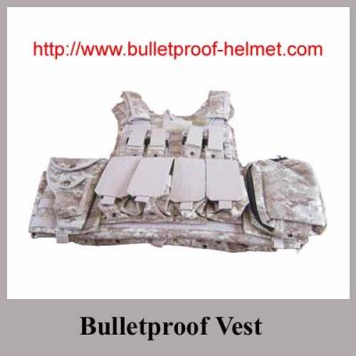 China Wholesale cheap NIJ IIIA Bullet-proof Vest with camouflage desert white colors for sale