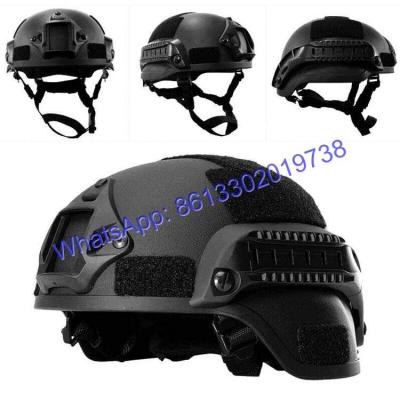 China One Size Fits All MICH2000 Helmet with NVG Mount And Side Rai for sale