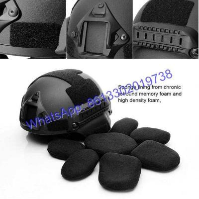 China Army Green Removable Ear Cups Multiple Vents for Air Circulation NIJ IIIA MICH Bulletproof Helmet for sale