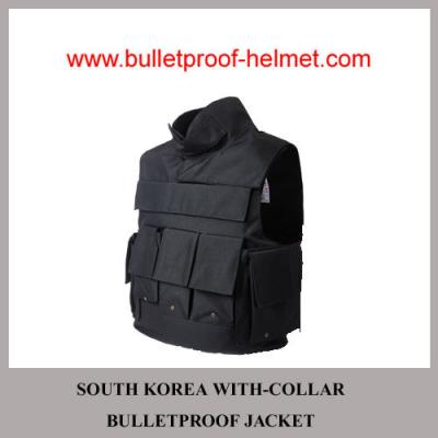 China Wholesale Cheap China NIJ South Korea Blue Collar Protection Bulletproof Jacket for sale