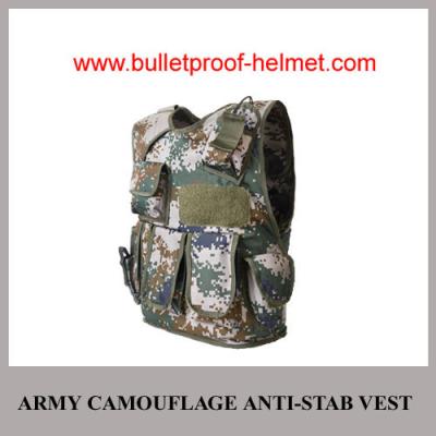 China Wholesale Cheap China NIJ Army Digital Camouflage Police Bulleptoof Anti-Stab Vest for sale