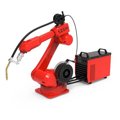 China Building Material Shop 6 Axis CNC Automatic Arm Industrial Robot Welding Fixture With Arm Robotic Welding Robot for sale