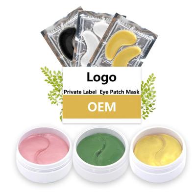 China Amazon Best Selling Beauty Cosmetics 60 Pcs Anti-Puffiness Anti-Puffiness Moisturizing Collagen Hydrogel Under Eye Pads Mask for sale