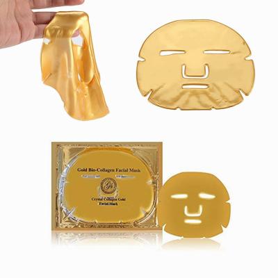 China Korean Custom Wholesale 24K Gold Korean Custom Face Mask Skin Care Moisturizer OEM Cosmetics Gel Black Collagen Crystal Facial Sheet Mask for sale