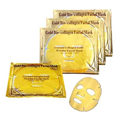 China Korean New Products Moisturizer Beauty Facial Sheet Mask Anti Aging Tighten Skin Revitalize Skin Collagen 24K Gold Gel Crystal Facial Mask for sale