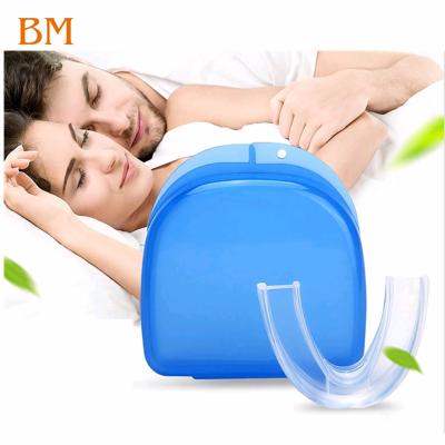 China Non-Toxic Breathe Easy Mouth Guard Stop Snoring Mouthpiece Anti Snoring Night Bruxism And Apnea Stopper for sale