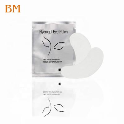 China Custom Beauty Makeup Anti-Puffiness Eye Skin Care Lint Free Lash Extension Hydrogel Under Eye Patches For Eyelash Extensions Eye Mask Pads for sale