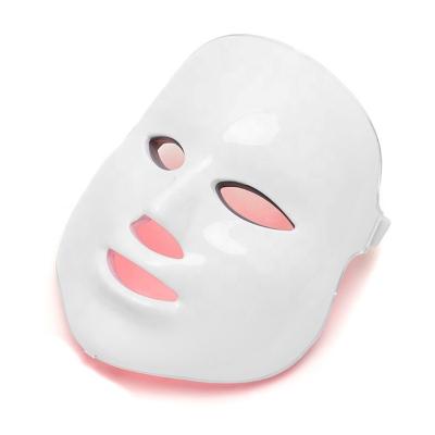 China Acne Treatment Women Beauty Facial Mask 7 Colors Red Light Skin Care Led Therapy Blue Yellow Face Led Mask for sale