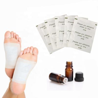 China Detox Cleansing Detox Foot Pads With Essential Oil Natural Ingredients Foot Patch Chinese Herbal Foot Pads for sale