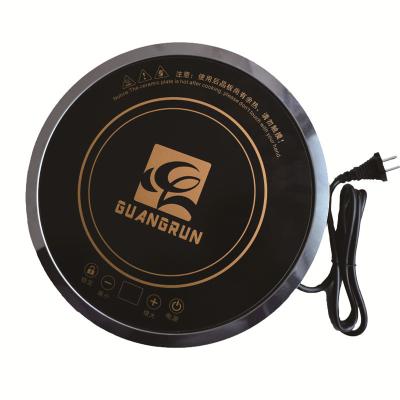 China RV 220V 2000W Round Induction Cooker For RV Caravan Motorhome Yacht's Kitchen for sale