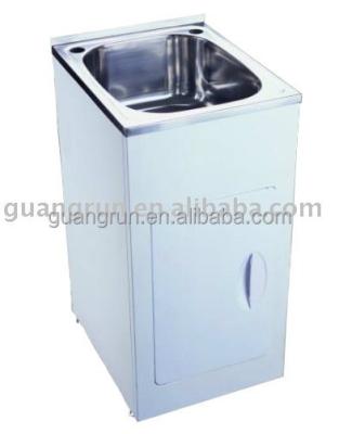 China Without Faucet 304 Stainless Steel Laundry Tub Cabinet GR-X010 for sale