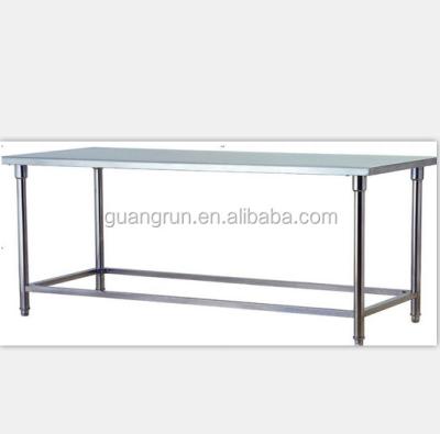 China 304 Stainless Steel Restaurant Equipment Work Table Steel Frame Workbench GR-416 for sale