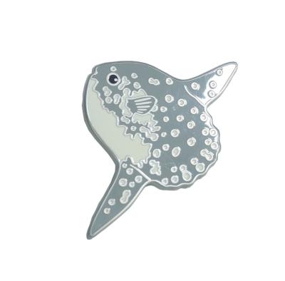 China High Quality Lapel Pin Metal Logo Badges Custom Made From Europe Pin Metal Badge Souvenir Gift Art Cute Dolphin Hard Enamel for sale