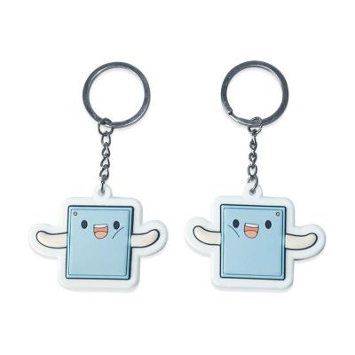 China Custom Wholesale Custom Logo 2d/3d PVC Accessories Zinc Alloy Soft Key Chains Rubber Key Chains for sale