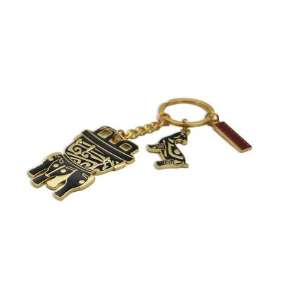 China Custom Souvenir Zinc Alloy Metal Iron Factory Cute Key Chain Keyholder With Personalized Key Chain Custom Logo for sale