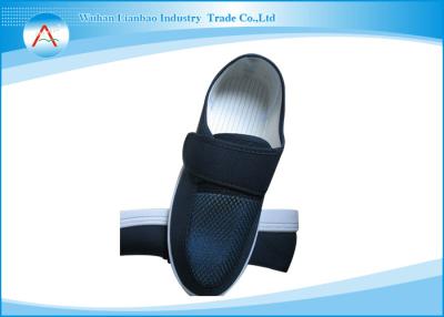 China Single Hole Cleanroom ESD Anti Static Safety Shoes In Semiconductor / Electronic Industry for sale