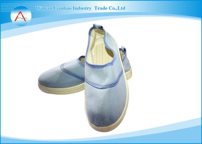 China Blue Dustproof 0.5CM Stripe Lining Insole Anti Static Worker Shoes in Pharmaceutical industry for sale