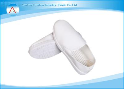 China Workman's Plain White Canvas PU or PVC sole Anti Static Safety Shoes #34~46 for sale