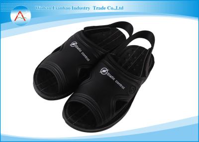 China Operating Room Durable Men Black PU Anti Static Safety Shoes Anti-slip for sale