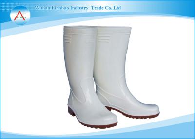 China Botas de chuva de borracha da anti segurança industrial farmacêutica do trabalhador do deslizamento à venda