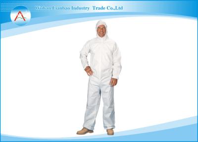 China High-Performance Isolation Protective Disposable Coveralls With ISO / CE Approved for sale