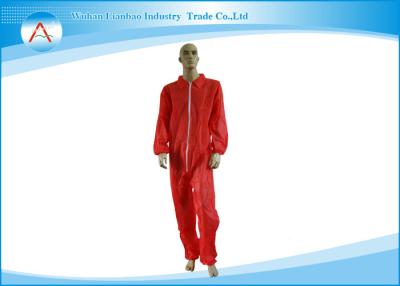 China Lab / Pharmaceutical Cleanroom Breathable Disposable Coveralls Suit for sale