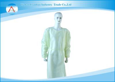 China Waterproof PE Green Color Coated Hospital Disposable Isolation Gowns for Surgery Use for sale