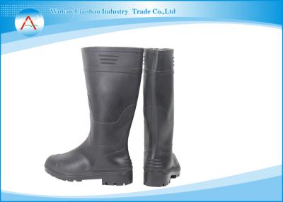 China Household Cleaning Pvc Rain Boots Plus Size Water Proof Cleanroom Rain Booties For Men for sale