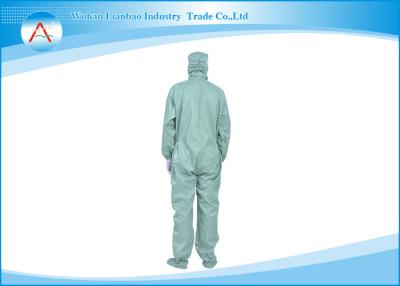 China Color verde del Workwear antiestático del Esd de los delantales del sitio limpio para el trabajador en venta