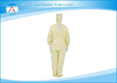 China Polyester Unisex Anti Static Clothing , Lab Coats For Women / Men for sale