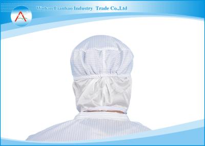 China Dust-free Plant Unisex Antistatic Stripe Working ESD Cap For Women / Men for sale