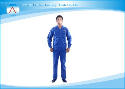 China Mens Safety Long Sleeve Work Factory Work Uniforms Chemical Resistance for sale