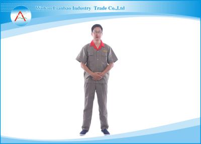 China Working Overalls Coverall , Durable Polyester Industrial Mechanic Uniforms for sale