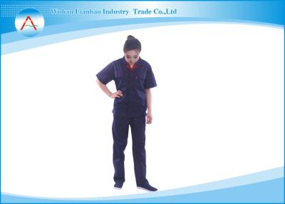 China Navy Blue Safety Workwear Factory Work Uniforms Work Clothes For Men for sale