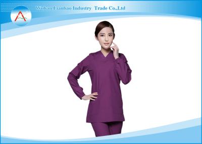 China Nurse Classical Cotton Medical Scrubs Uniforms Suit Green Polyester Designs for sale