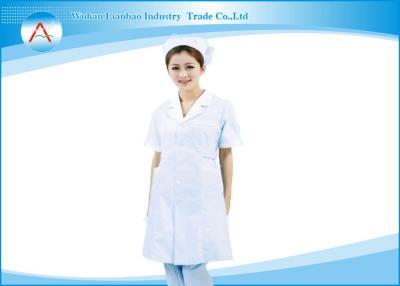 China Short Sleeve TC/CVC Nurse Healthcare Uniforms For Hospital Use for sale