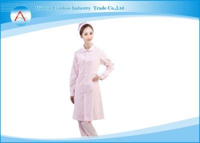 China White Women Gender Pink Nurse Medical Scrubs Uniforms With Custom Logo for sale