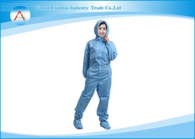 China Uniforme estático anti reutilizable del mono de la ropa para Biotech farmacéutico en venta