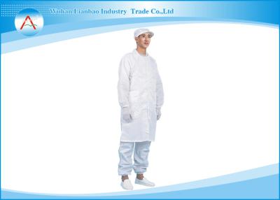 China Clean Room Lab Coats Plus Size Anti - static for Class 10-000 for sale