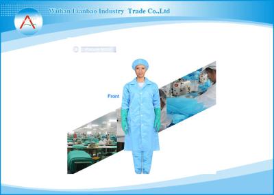 China T / Uniforme del sitio limpio del trabajo del estilo de la capa del laboratorio de C para las mujeres, reutilizable en venta