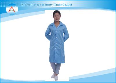 China Light weight fabric Anti Static Lab Coat  workware with pocket for sale