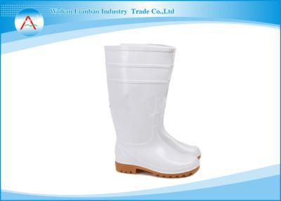 China Botas chovendo da sala de limpeza industrial unisex branca da segurança do PVC impermeáveis à venda