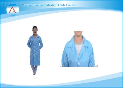 China Antistatic Cleanroom Coverall clothes Smock ESD Lab Coat for Women for sale